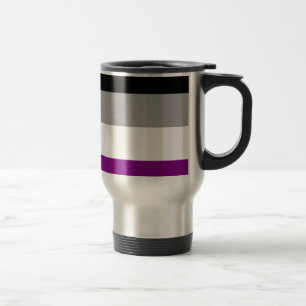 Asexual Pride Flag Travel Mug