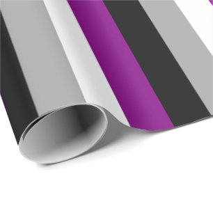 Asexual Pride Flag Vertical Wrapping Paper