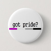 Asexual Pride "Got Pride?" keychain
