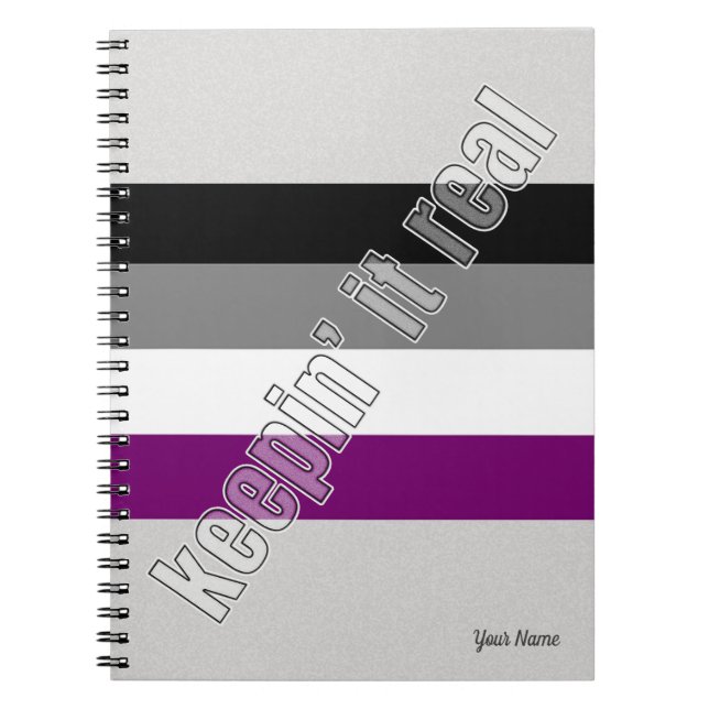 Asexual Pride  Notebook (Front)