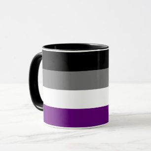 Asexual Pride Rainbow Flag [ Ace   Demi   Grey ] Mug
