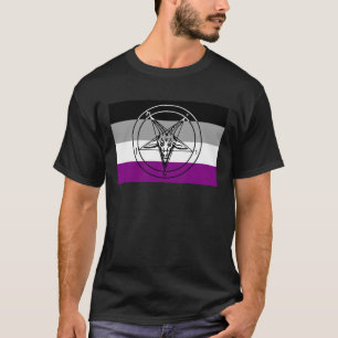 Asexual Pride Sigil of Baphomet T-Shirt