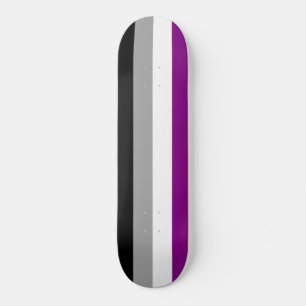 Asexual Pride Skateboard