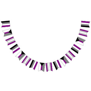 Asexual Spectrum Bunting Flags