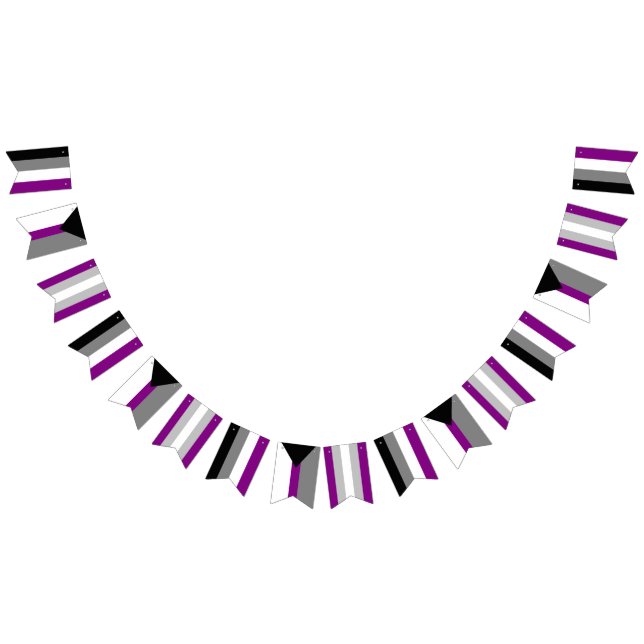 Asexual Spectrum Bunting Flags (All)