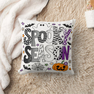 Asexual Spooky Season Halloween Cushion