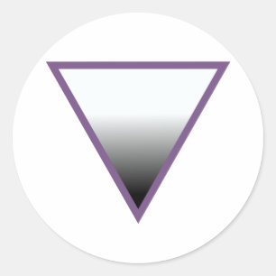Asexual Symbol Classic Round Sticker