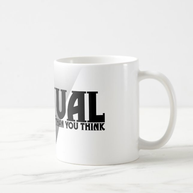Asexual: There's More of Us Than You Think Coffee Mug (Right)