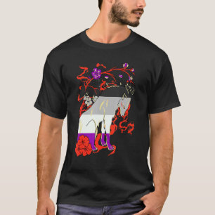Asexual Wolf Lgbqa Ace Flower Asexuality Pride Ase T-Shirt