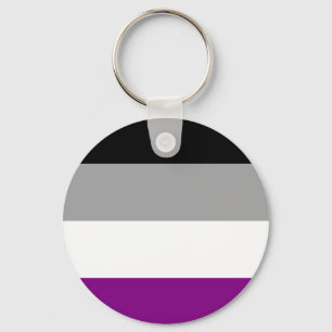 Asexuality flag Keychain