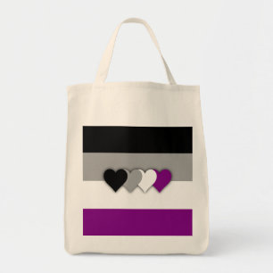 Asexuality flag  tote bag