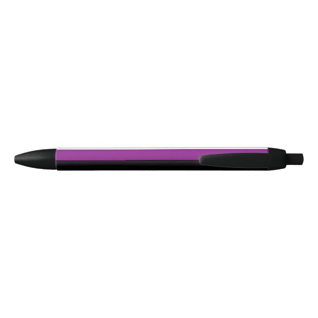 Asexuality pride flag black ink pen (Back)