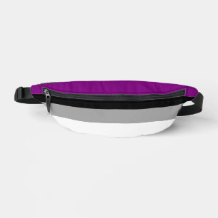 Asexuality pride flag bum bags