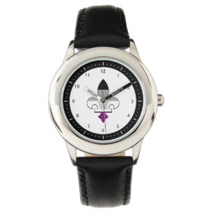 Asexuality pride fleur-de-lis Watch
