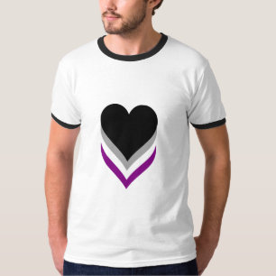 Asexuality pride hearts T-Shirt