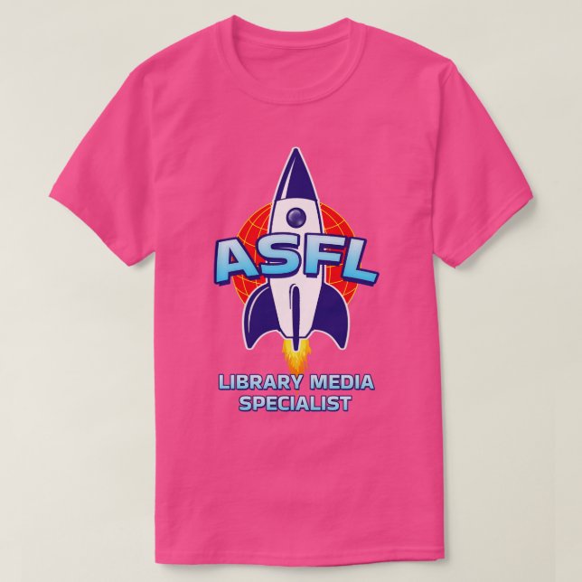 ASFL LIBRARY MEDIA SPECIALIST TShirt (Design Front)