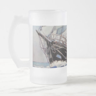 Asgard II Frosted Glass Beer Mug