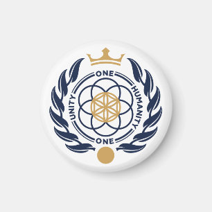 Asgardia Coat of Arms - Round Magnet