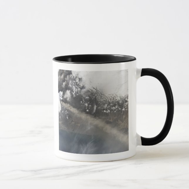 Ash and steam continue billowing mug (Right)