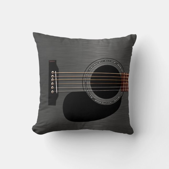 Ash Black Acoustic Guitar Cushion (Front)