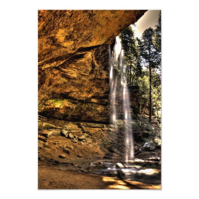 Ash Cave Falls, Hocking Hills, Ohio Photo Print (Front)