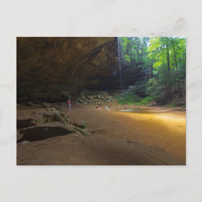 Ash Cave, Hocking Hills State Park, Ohio Postcard (Front)