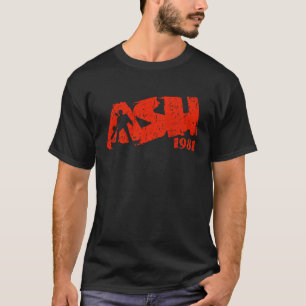 Ash Death 1981 Nerd Geek Vintage Graphic T-Shirt