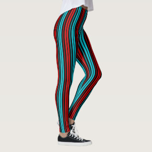 Ash Gray Black White Stripes Pattern   Leggings