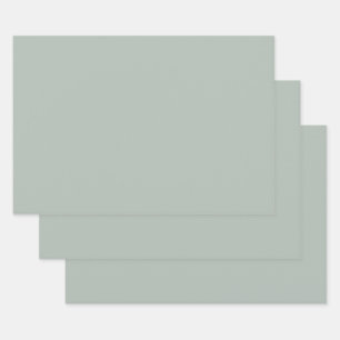 Ash gray (solid color) wrapping paper sheet