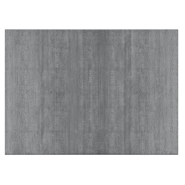 Ash Grey Bamboo Wood Grain Look Cutting Board (Front)