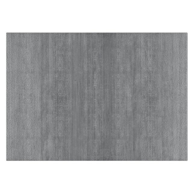 Ash Grey Bamboo Wood Grain Look Cutting Board (Front)