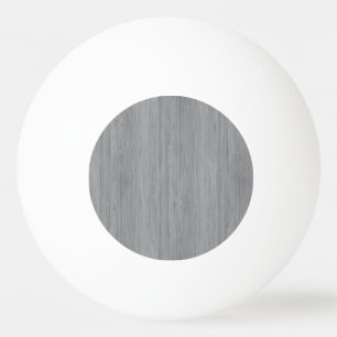 Ash Grey Bamboo Wood Grain Look Ping Pong Ball