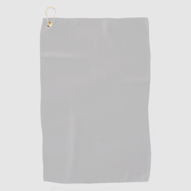 Ash Grey,Cloud,Cotton Seed, Golf Towel (Front)