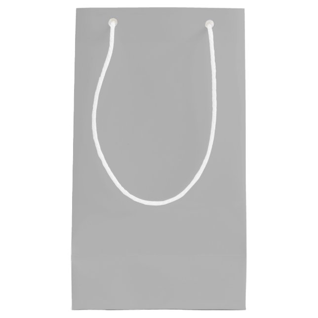 Ash Grey,Cloud,Cotton Seed, Small Gift Bag (Front)