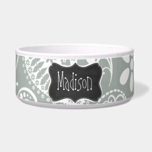 Ash Grey; Grey Paisley; Retro Chalkboard look