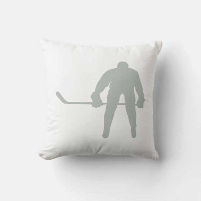 Ash Grey Hockey Cushion (Front)