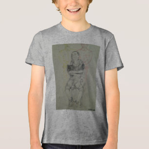 Ash Grey: Lovely Freedom Peace and Unity Tri-Blend Shirt