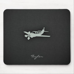 Ash Grey Plane Mouse Mat