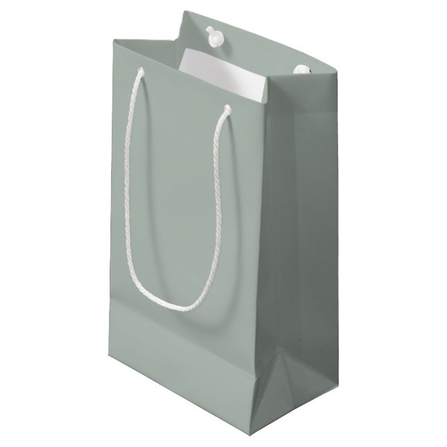 Ash Grey Small Gift Bag (Front Angled)