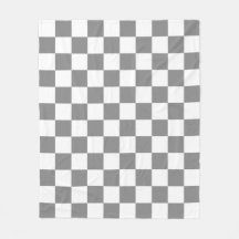 Ash Grey White Chequered Check Pattern
