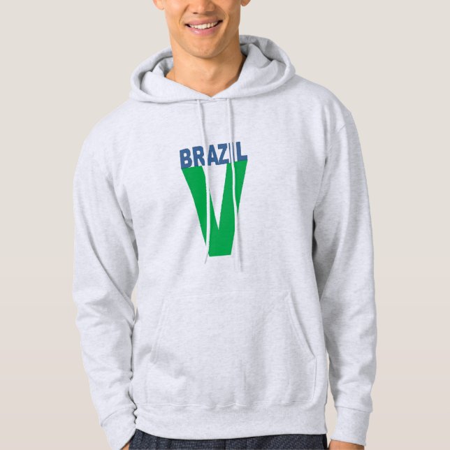Ash hoodie BRAZIL VICTORY (Front)