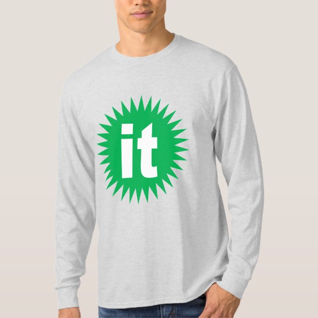 Ash long sleeve t-shirt for men SOLEIL ITALIE (Front)