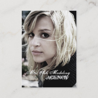 Ash Modelling, AGENCY Business Card