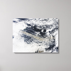 Ash plume from Eyjafjallajokull Volcano Canvas Print