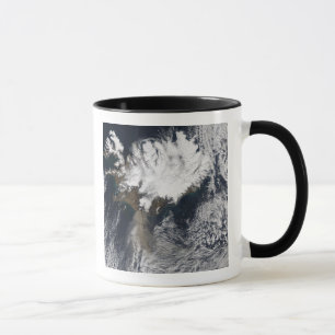 Ash plume from Eyjafjallajokull Volcano, Icelan Mug