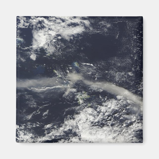 Ash Plume from Soufriere Hills, Montserrat Magnet (Front)