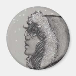 Ash & Snow Magnet