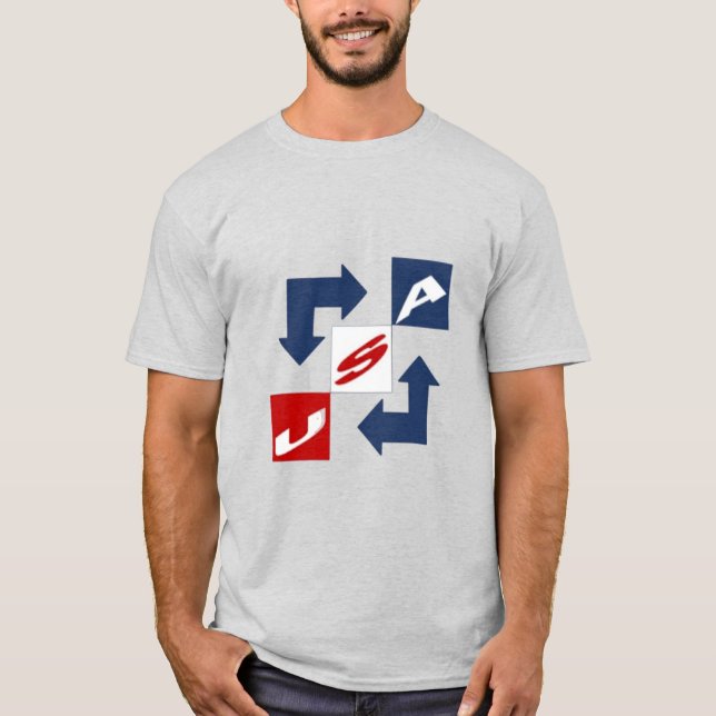 Ash T-shirt men DESIGN USA (Front)