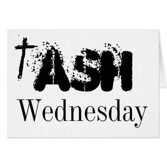 Ash Wednesday Postcard