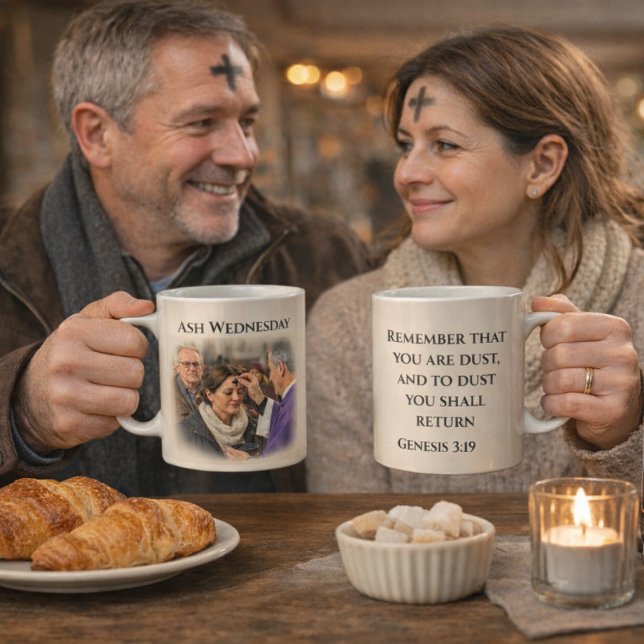 Ash Wednesday – Receiving Ash Cross Coffee Mug (Creator Uploaded)